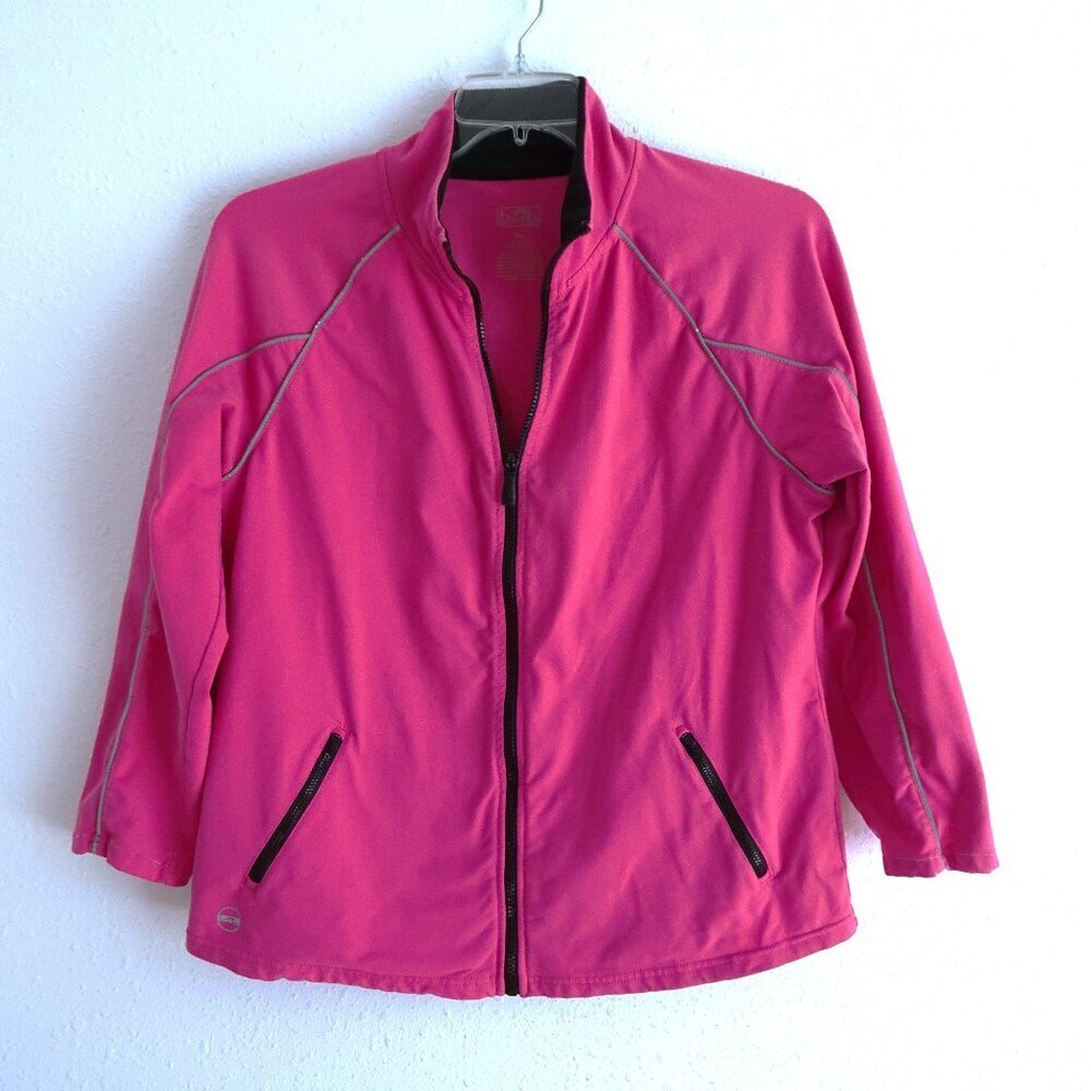 LRL Ralph Lauren Active Full Zip Jacket Women's Size XL Pink Track Sportswear - Picture 1 of 9